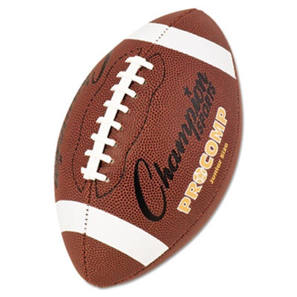 Champion Sports Champion Sport Pro Composite Football, Junior Size, 20.75 in., Brown CH30772 - main